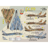 [FCM] Decalque 144-28 F-14 Persian Tomcat Escala 1/144