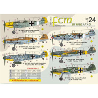 [FCM] Decalque 032-24 Bf 109E / F / G Escala 1/32