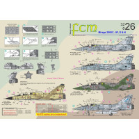 [FCM] Decalque 032-26 Mirage 2000 Escala 1/32