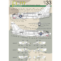 [FCM] Decalque 032-33 LTV A-7 Corsair II Stencils Escala 1/32