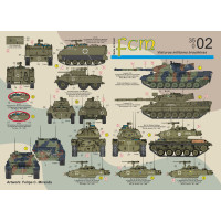 [FCM] Decalque 035-02 Viaturas Militares Brasileiras Escala 1/35