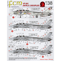 [FCM] Decalque 048-38 F-14 Tomcat Escala 1/48