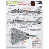 [FCM] Decalque 048-39 F-14 Tomcat Escala 1/48