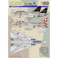 [FCM] Decalque 048-69 F-14A Escala 1/48