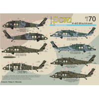 [FCM] Decalque 048-70 H-60 Blackhawk Escala 1/48