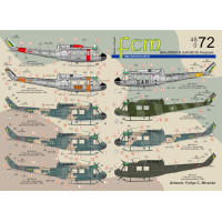 [FCM] Decalque 048-72 Bell 205D/H (UH-1D/H) Iroquois Escala 1/48
