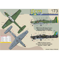 [FCM] Decalque 048-73 Embraer EMB-314 Super Tucano Escala 1/48