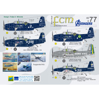[FCM] Decalque 048-77 TBF-1 / TBM-3 Avenger Escala 1/48