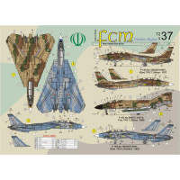 [FCM] Decalque 072-37 F-4 Phantom F-14 Tomcat Escala 1/72