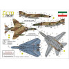 [FCM] Decalque 072-37 F-4 Phantom F-14 Tomcat Escala 1/72