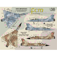 [FCM] Decalque 072-38 Mirage 2000 Escala 1/72
