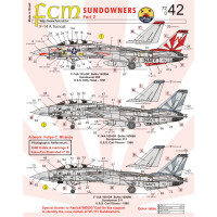 [FCM] Decalque 072-42 F-14 Tomcat Escala 1/72