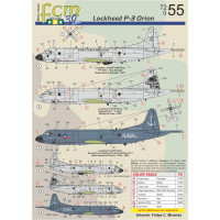 [FCM] Decalque 072-55 Lockheed P-3 Orion Escala 1/72