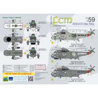 [FCM] Decalque 072-59 SH3-D/H Sea King Escala 1/72