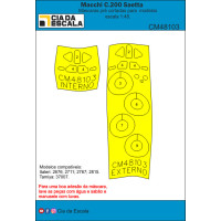 [CIA DA ESCALA] CM48103 Máscara Saeta Escala 1/48