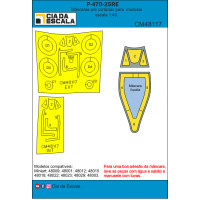 [CIA DA ESCALA] CM48117 Máscara Republic P47 Thunderbolt Escala 1/48
