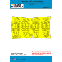 [CIA DA ESCALA] CM48120 Máscara Douglas TBK-1 Devastator Escala 1/48