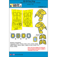 [CIA DA ESCALA] CM48121 Máscara SH-3H Sea King Escala 1/48