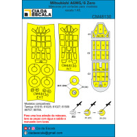 [CIA DA ESCALA] CM48130 Máscara A6M Zero Escala 1/48