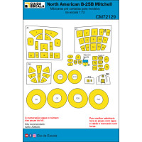 [CIA DA ESCALA] CM72129 Máscara B-25B Mitchell Escala 1/72