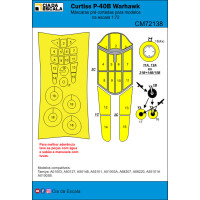 [CIA DA ESCALA] CM72138 Máscara P-40B Warhawk Escala 1/72