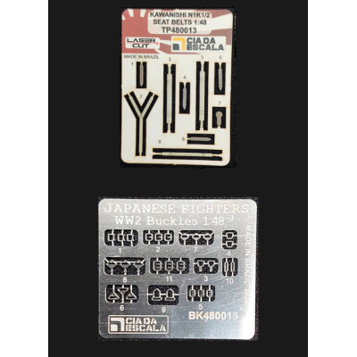[CIA DA ESCALA] HN48126 Cinto Kawanishi K1N Escala 1/48