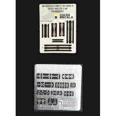 [CIA DA ESCALA] HN48128 Cinto Bf-109 F/G/K Escala 1/48