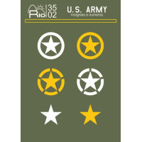 [RIO DECALQUES] Decalque 035-02 U.S. Army Escala 1/35