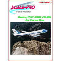 [SCALE-PRO] Máscara 144-01 747-200 Air Force One Escala 1/144