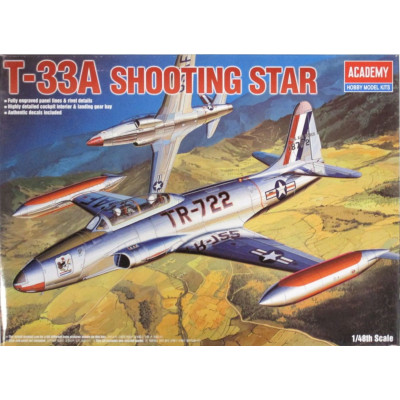[ACADEMY] Lockheed T-33A Shooting Star Escala 1/48