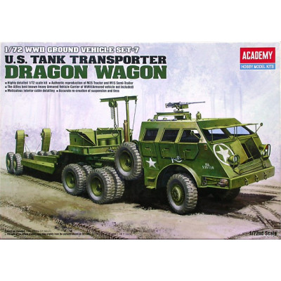 [ACADEMY] U.S. Tank Transporter Dragon Wagon Escala 1/72