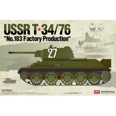 [ACADEMY] T-34/76 "N.183 Factory production" Escala 1/35