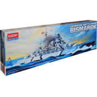 [ACADEMY] German Battleship Bismarck Escala 1/800