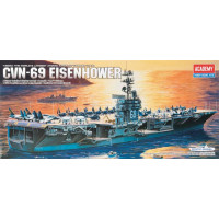 [ACADEMY] The World's Largest Atomic Aircraft Carrier CVN-69 USS Eisenhower Escala 1/800
