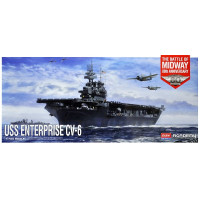 [ACADEMY] USS Enterprise CV-6 The Battle of Midway 80th Anniversary Escala 1/700