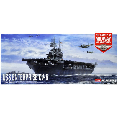 [ACADEMY] USS Enterprise CV-6 The Battle of Midway 80th Anniversary Escala 1/700