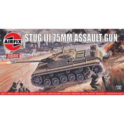 [AIRFIX] Sug III 75mm Assault Gun Escala 1/76 Vintage