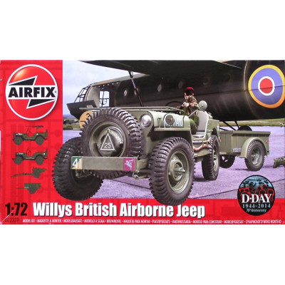 [AIRFIX] Willys British Airborne Jeep Escala 1/72