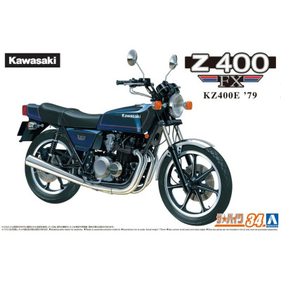 [AOSHIMA] Kawasaki Z400 FX KZ400E '79 Escala 1/12
