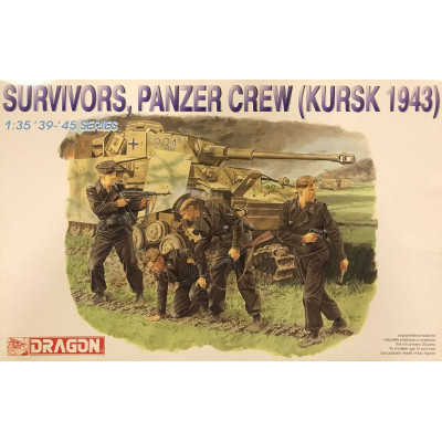 [DRAGON] Survivors, Panzer Crew (Kursk 1943) Escala 1/35