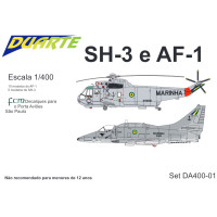 [DUARTE] SH-3 e AF-1 Escala 1/400 - Resina