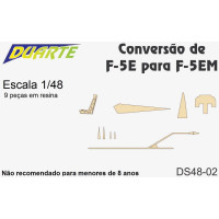 [DUARTE] Set de Conversão F-5EM Tiger II Escala 1/48 - Resina