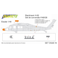 [DUARTE] Set de Conversão H-60L Black Hawk FAB Escala 1/48 - Resina