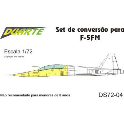 [DUARTE] Set conversão F-5FM Tiger II Escala 1/72 - Resina