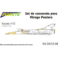 [DUARTE] Set conversão Mirage Pantera Escala 1/72 - Resina
