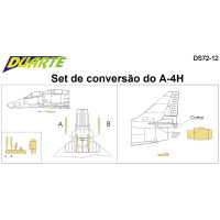 [DUARTE] Set de conversão do A-4H Escala 1/72 - Resina