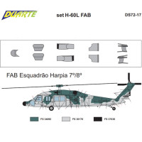 [DUARTE] Set de conversão H-60L Black Hawk FAB Escala 1/72 - Resina