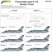 [DUARTE] Canhões para AMX A-1A Versão Cinza Escala 1/72 - Resina