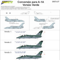 [DUARTE] Conversão Nariz para AMX A-1A Versão Verde Escala 1/72 - Resina
