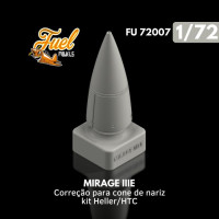 [FUEL MODELS] Set de correção para Cone de Nariz Mirage III Escala 1/72 - Resina